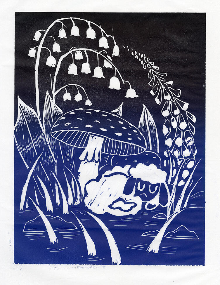 Tentative Peace Linocut 2022